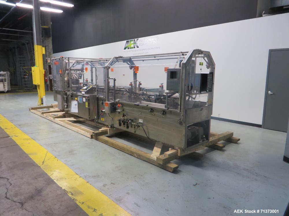 Used Adco Model 15DBC105-SS Horizontal Automatic Load Glue Cartoner
