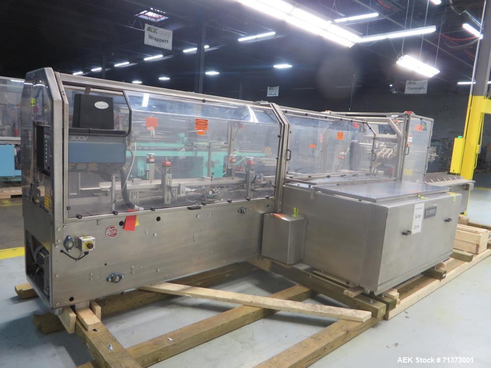 Used Adco Model 15DBC105-SS Horizontal Automatic Load Glue Cartoner