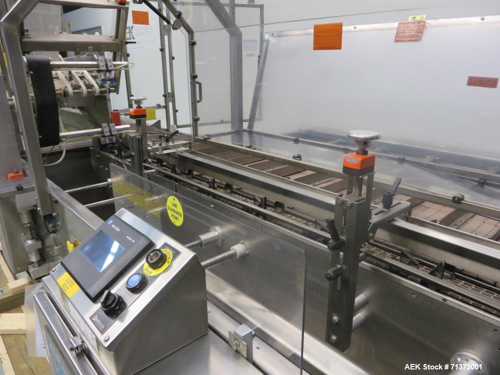 Used Adco Model 15DBC105-SS Horizontal Automatic Load Glue Cartoner