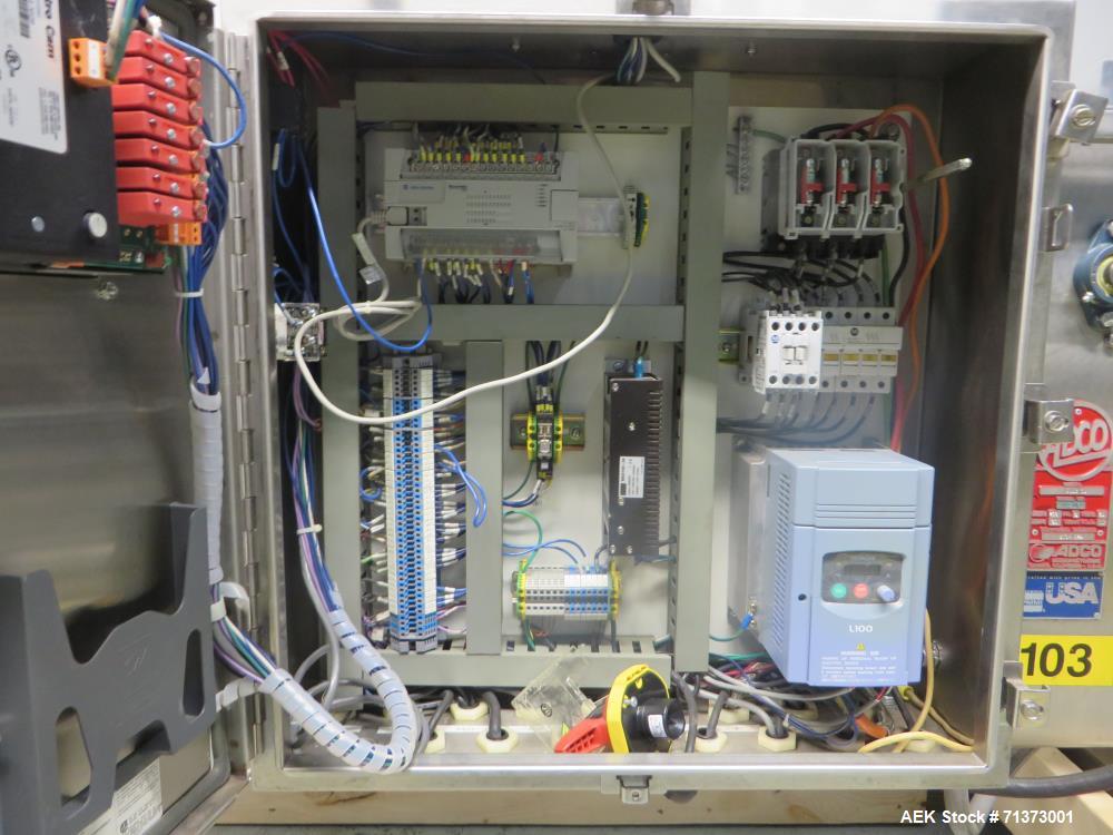 Used Adco Model 15DBC105-SS Horizontal Automatic Load Glue Cartoner