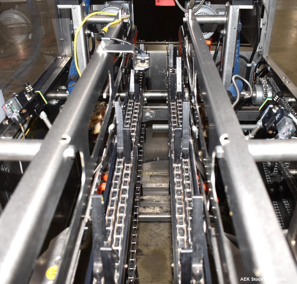 Used Adco Model JET-BC-SS Stainless Steel Automatic Load Cartoner Capable of speeds up to 120 cartons per minute