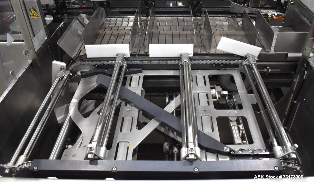 Used Adco Model JET-BC-SS Stainless Steel Automatic Load Cartoner Capable of speeds up to 120 cartons per minute