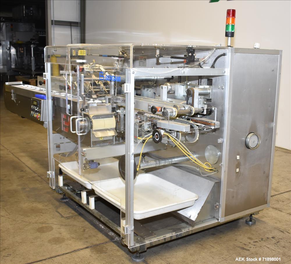 Used Bergami Horizontal Intermittent Motion Cartoner, Model AS 120