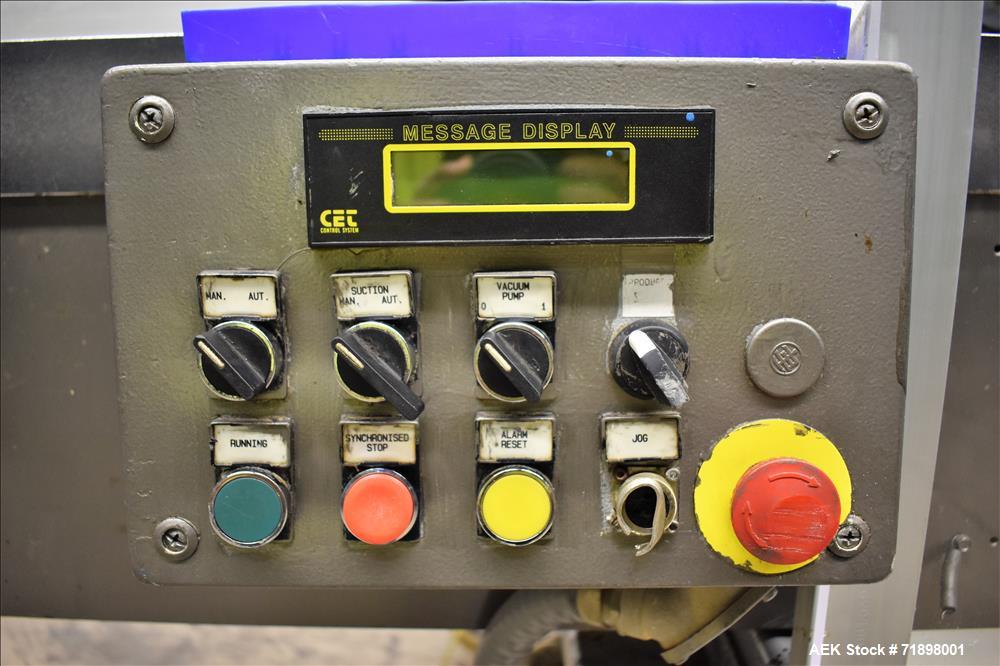 Used- Bergami Horizontal Intermittent Motion Cartoner, Model AS 120