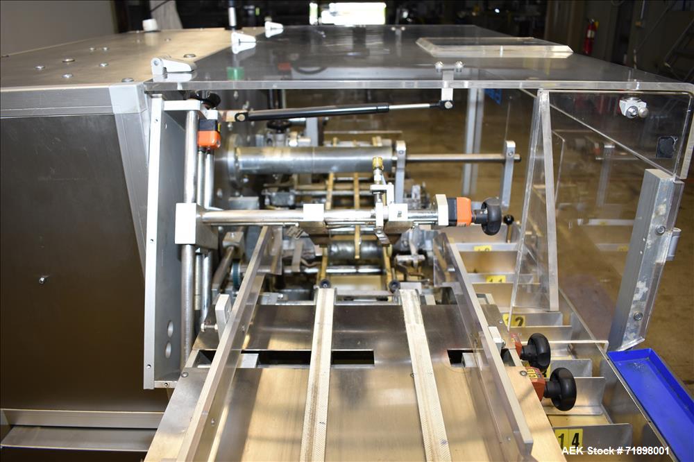 Used Bergami Horizontal Intermittent Motion Cartoner, Model AS 120