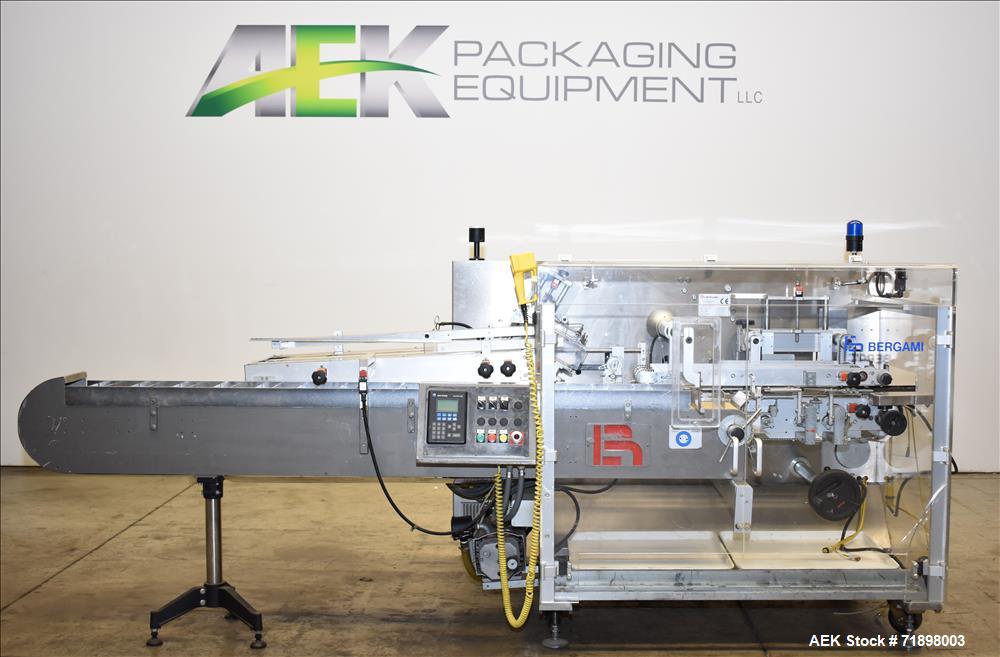 Used Bergami Horizontal Intermittent Motion Cartoner, Model AS 120