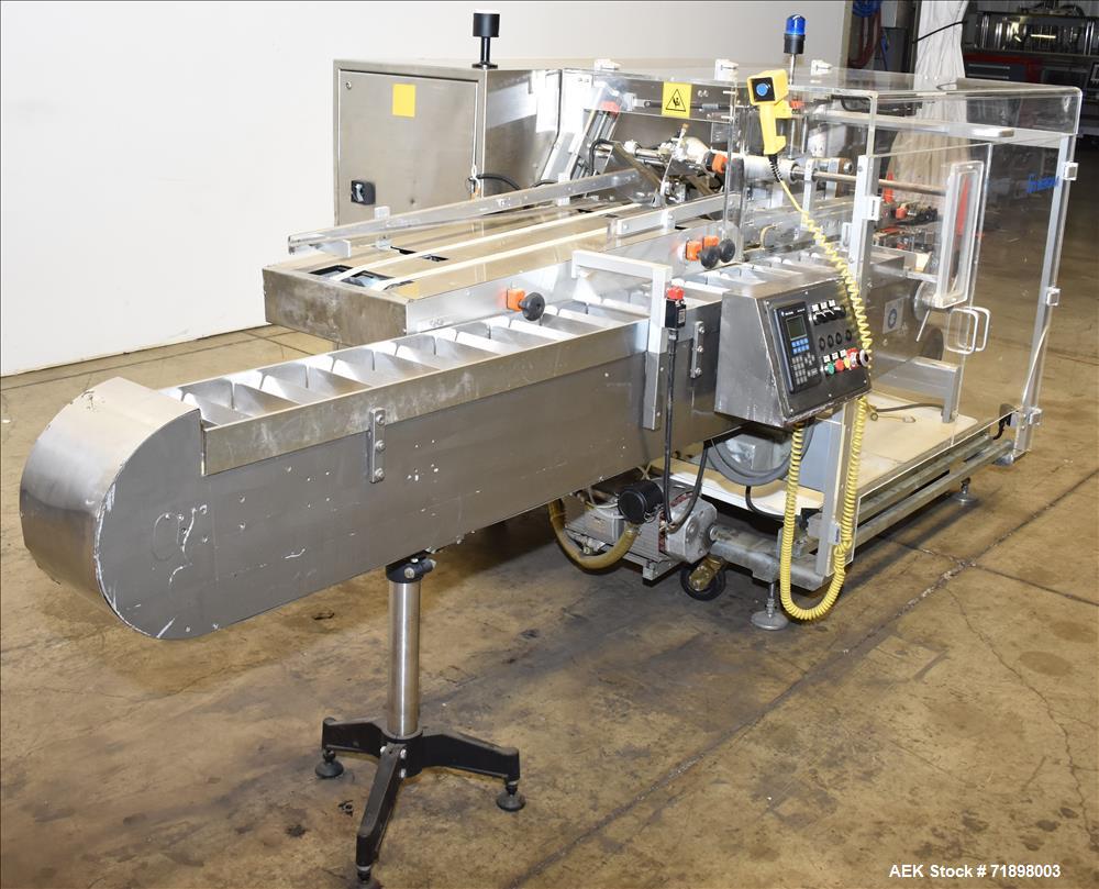 Used Bergami Horizontal Intermittent Motion Cartoner, Model AS 120