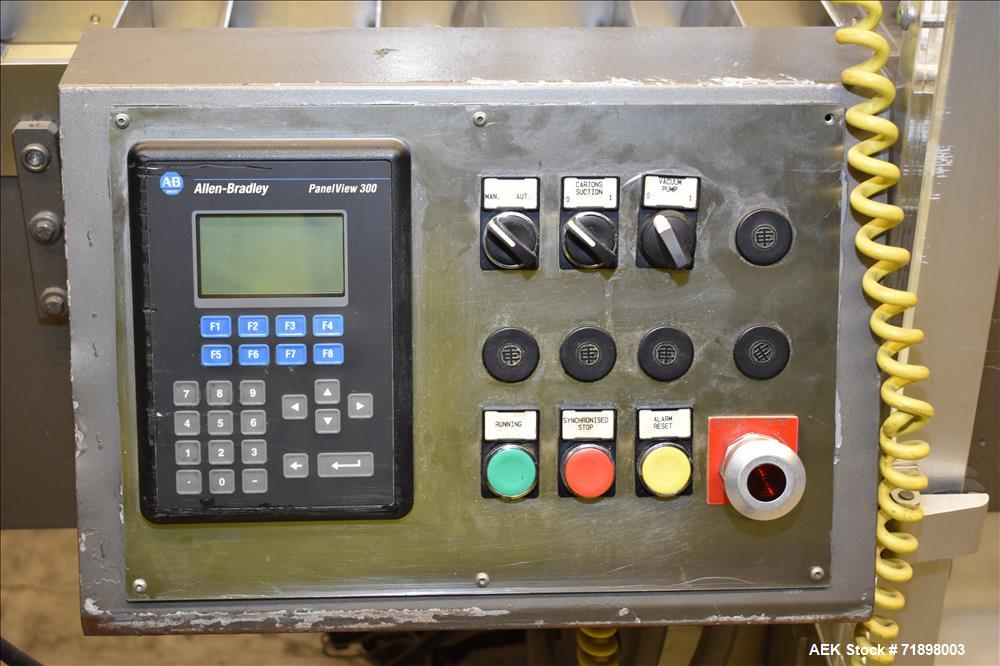 Used Bergami Horizontal Intermittent Motion Cartoner, Model AS 120