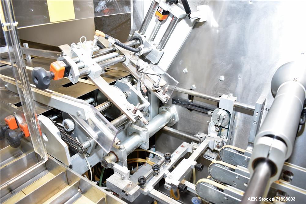 Used Bergami Horizontal Intermittent Motion Cartoner, Model AS 120