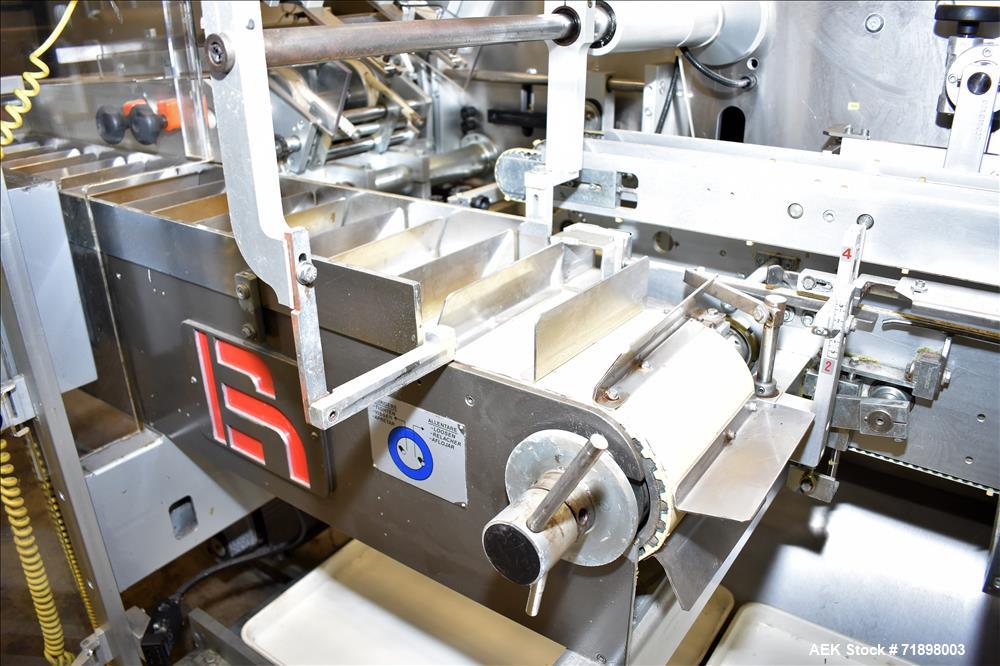 Used Bergami Horizontal Intermittent Motion Cartoner, Model AS 120