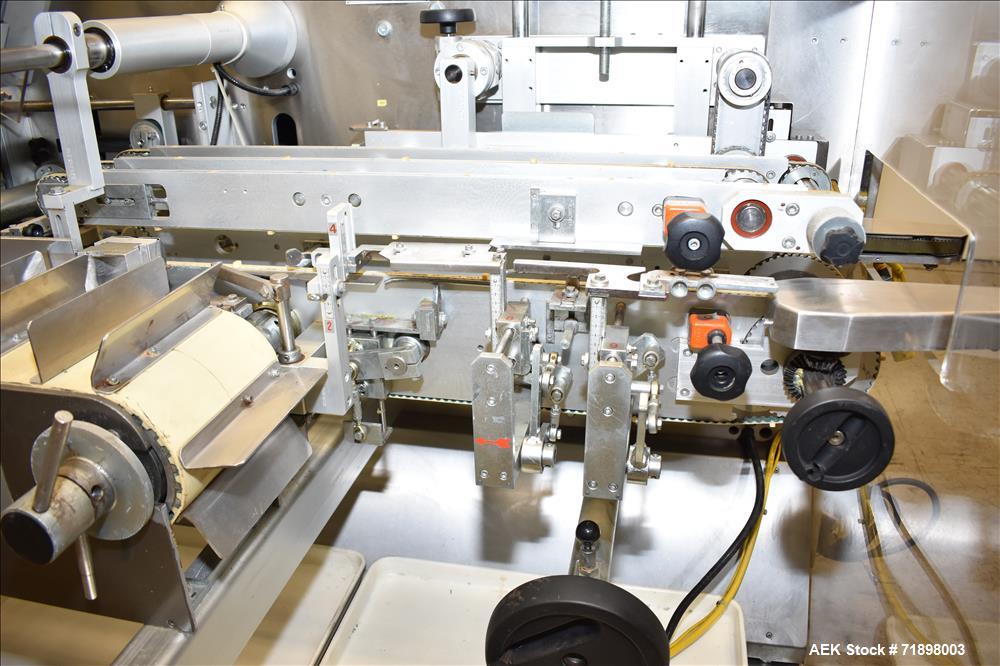 Used Bergami Horizontal Intermittent Motion Cartoner, Model AS 120