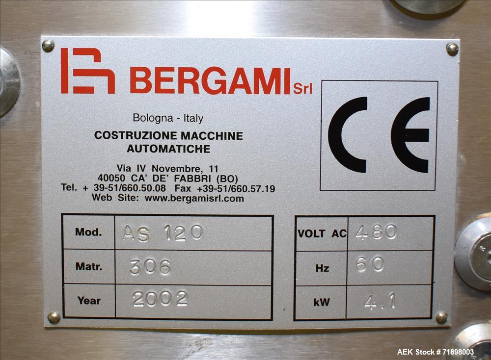 Used Bergami Horizontal Intermittent Motion Cartoner, Model AS 120