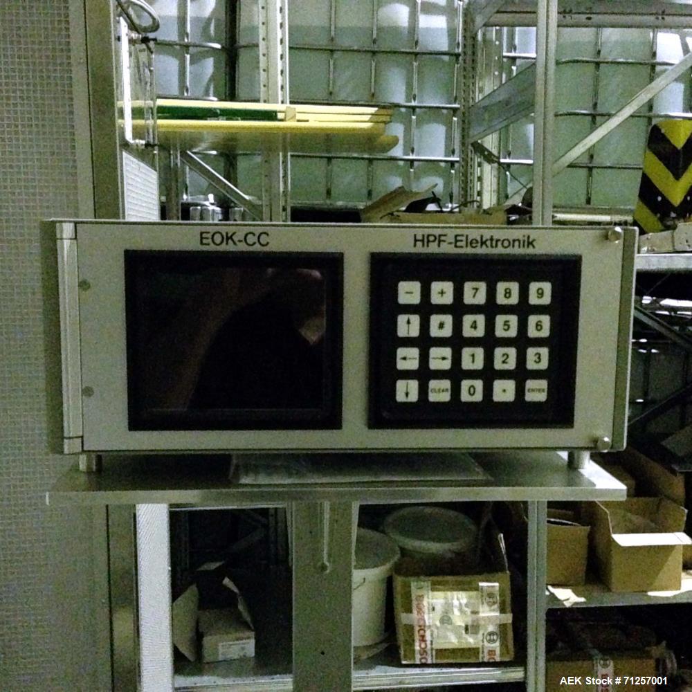 Used Bosch (Harro Hoflinger) Cartonetta Horizontal Cartoner. Capable of speeds up to 60 cartons per minute. Has a carton size range: (Length) 15mm - 96mm (width) 15mm - 66mm (Depth) 60mm - 180mm.  19...