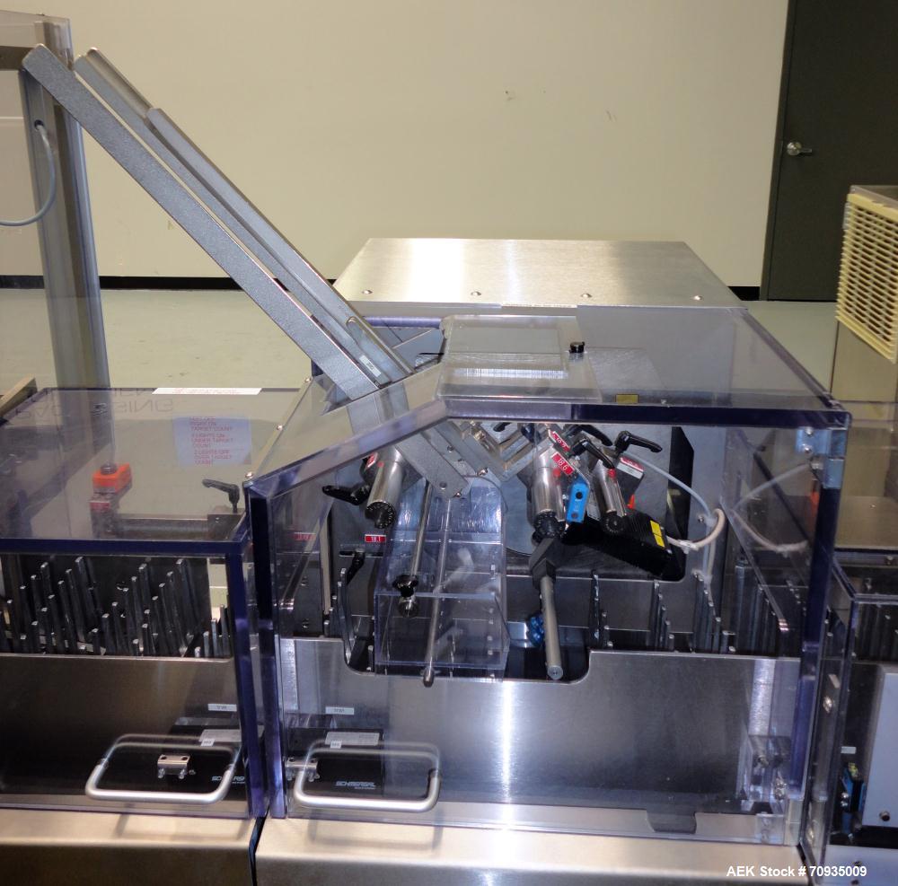 Used Bosch CUT120 Automatic Horizontal Tuck Automatic Blister Cartoner.