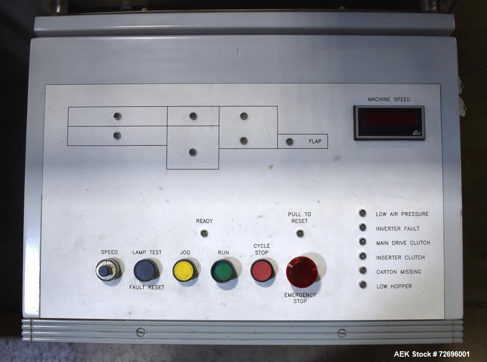 Used - Bradman-Lake SL 60 Automatic End Load Cartoner, 27-54 CPM