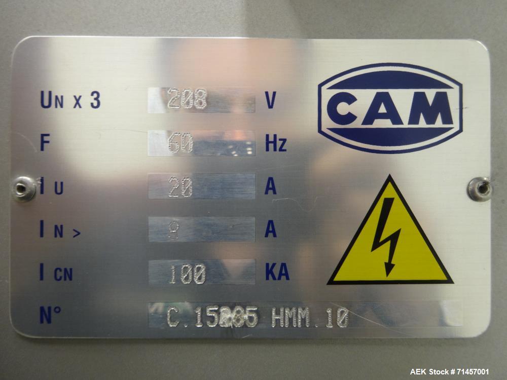 Used Cam Model HMM.1 Automatic Horizontal Cartoner with Dual Lane Tube Transfer