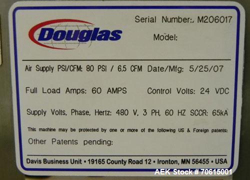 Used- Douglas Machine Model CM Multi-Packer  Continuous Motion Side Load Horizon