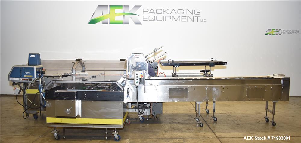 Used Econocorp Automatic Horizontal Continuous Motion Hot Melt Glue Cartoner
