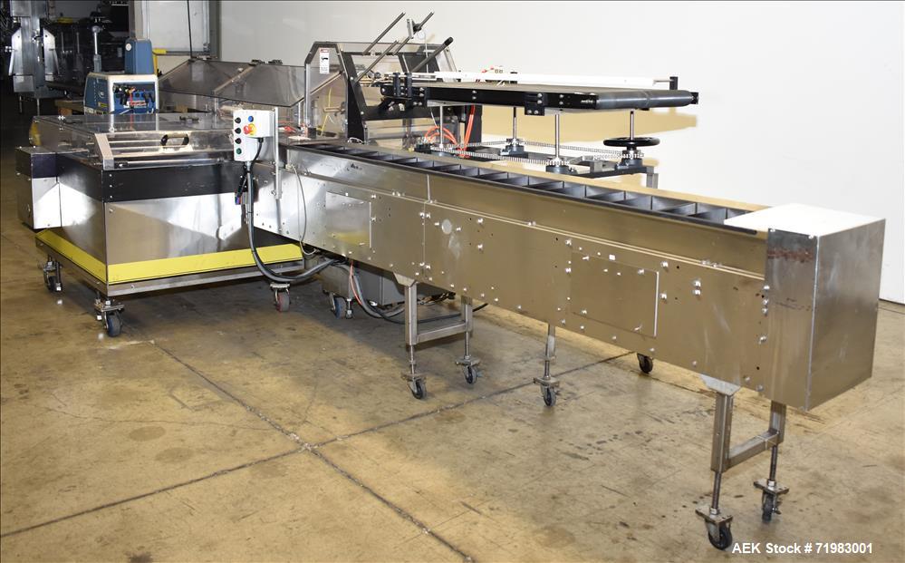 Used Econocorp Automatic Horizontal Continuous Motion Hot Melt Glue Cartoner