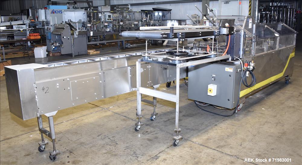 Used Econocorp Automatic Horizontal Continuous Motion Hot Melt Glue Cartoner