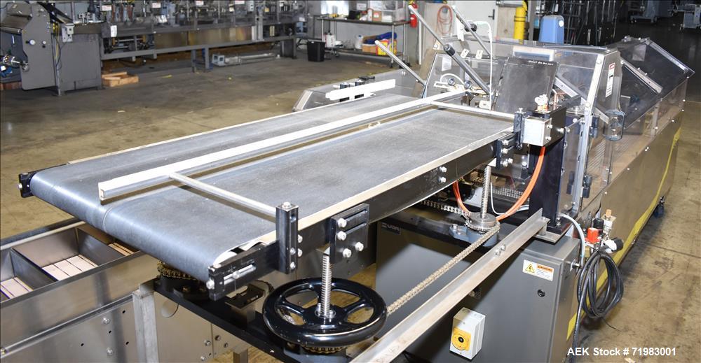 Used Econocorp Automatic Horizontal Continuous Motion Hot Melt Glue Cartoner
