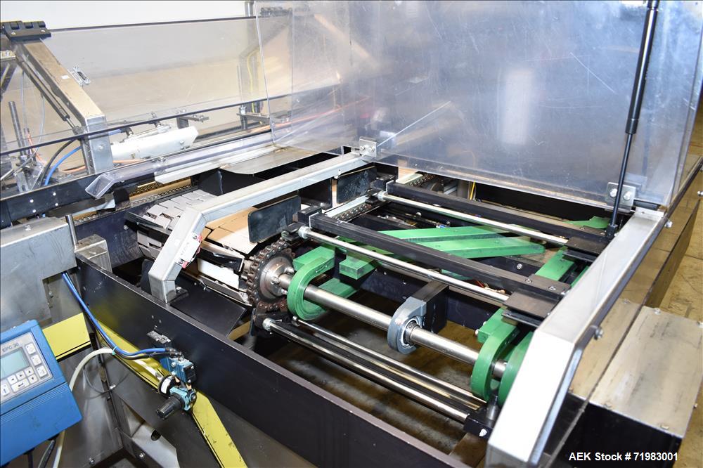 Used Econocorp Automatic Horizontal Continuous Motion Hot Melt Glue Cartoner