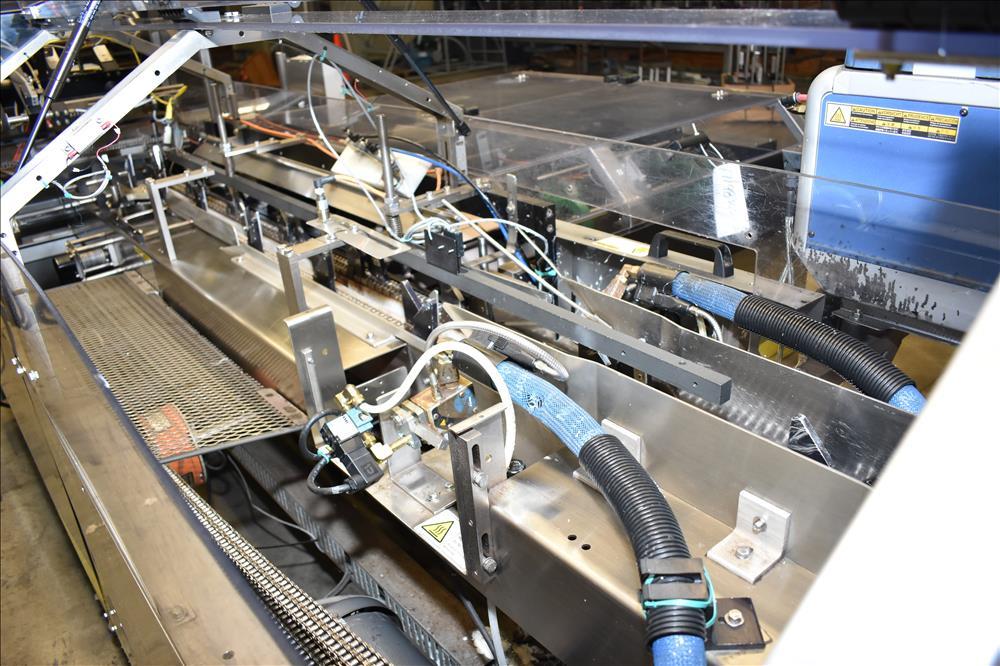 Used Econocorp Automatic Horizontal Continuous Motion Hot Melt Glue Cartoner