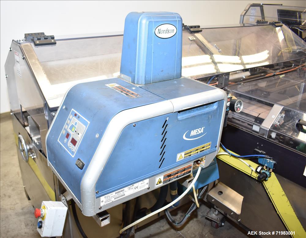 Used Econocorp Automatic Horizontal Continuous Motion Hot Melt Glue Cartoner