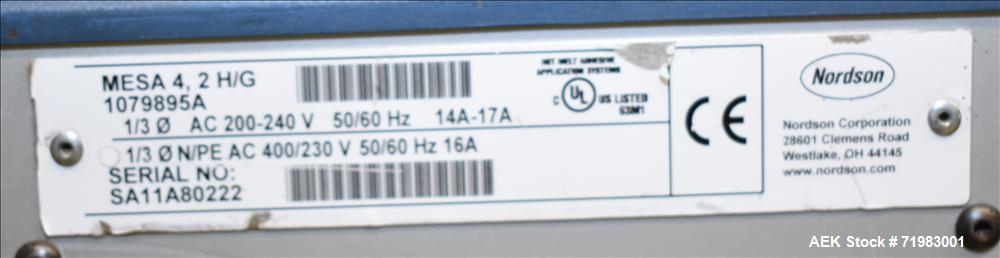 Used Econocorp Automatic Horizontal Continuous Motion Hot Melt Glue Cartoner