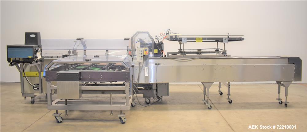 Used Econocorp Pegasus Automatic Horizontal Continuous Motion Hot Melt Glue Car