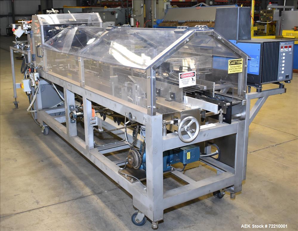 Used Econocorp Pegasus Automatic Horizontal Continuous Motion Hot Melt Glue Car