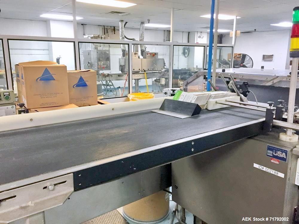 Used Econocorp Spartan Automatic Horizontal Cartoner. Capable of speeds up to 30-50 cartons per minute. Has 12" centers for carton size range: 2" - 10" or 51mm to 254mm (length) x 1" - 3" or 25mm to ...