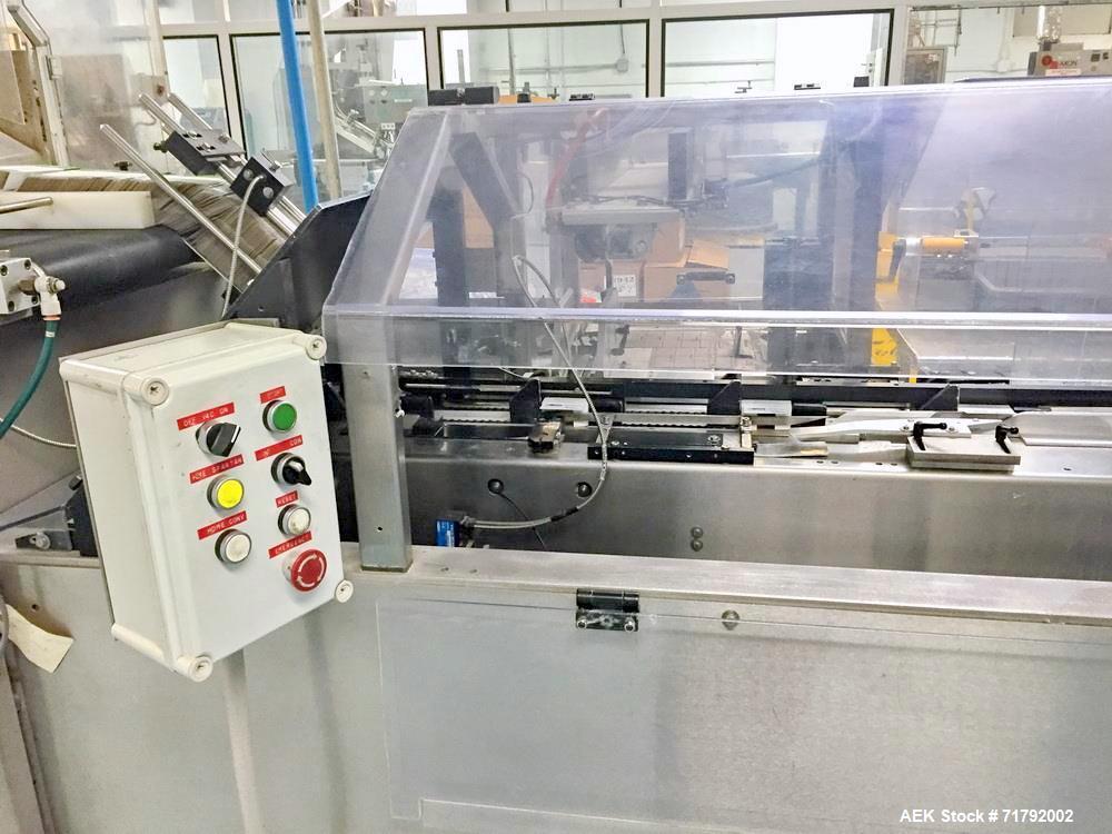Used Econocorp Spartan Automatic Horizontal Cartoner. Capable of speeds up to 30-50 cartons per minute. Has 12" centers for carton size range: 2" - 10" or 51mm to 254mm (length) x 1" - 3" or 25mm to ...