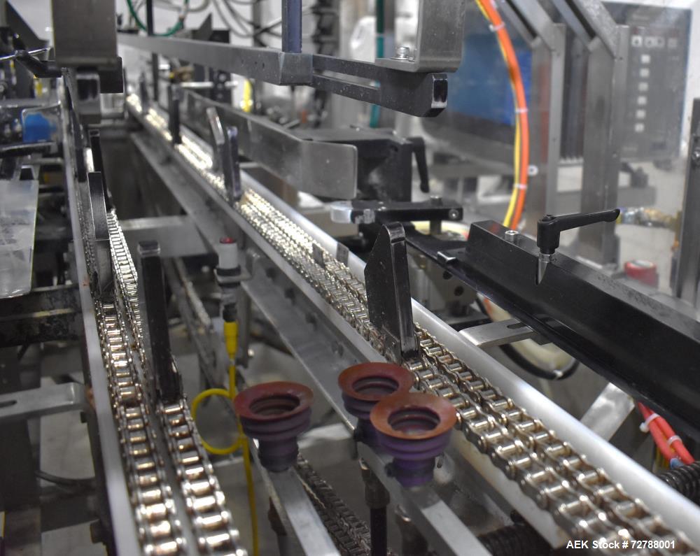 Used Econocorp Econoseal Spartan Automatic Horizontal Intermittent Hotmelt Glue Cartoner. Capable of speeds up to 40 cartons per minute (depending on carton style). Carton size range: 2" - 10" Length...
