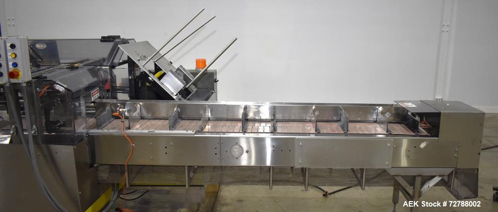 Used Econocorp Econoseal Spartan Automatic Horizontal Intermittent Hotmelt Glue Cartoner. Capable of speeds up to 40 cartons per minute (depending on carton style). Carton size range: 2" - 10" Length...