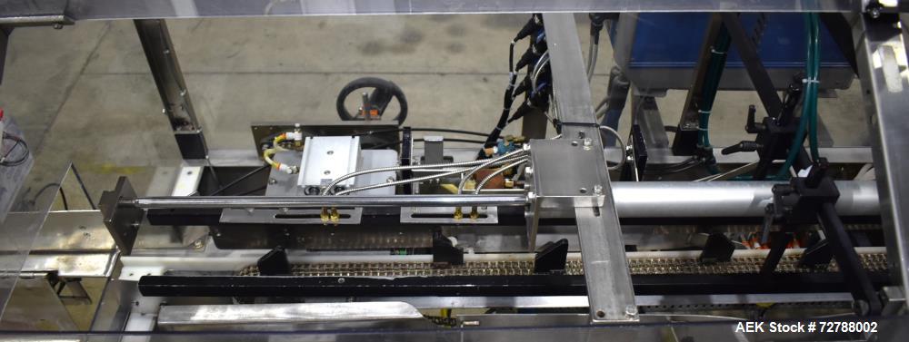 Used Econocorp Econoseal Spartan Automatic Horizontal Intermittent Hotmelt Glue Cartoner. Capable of speeds up to 40 cartons per minute (depending on carton style). Carton size range: 2" - 10" Length...