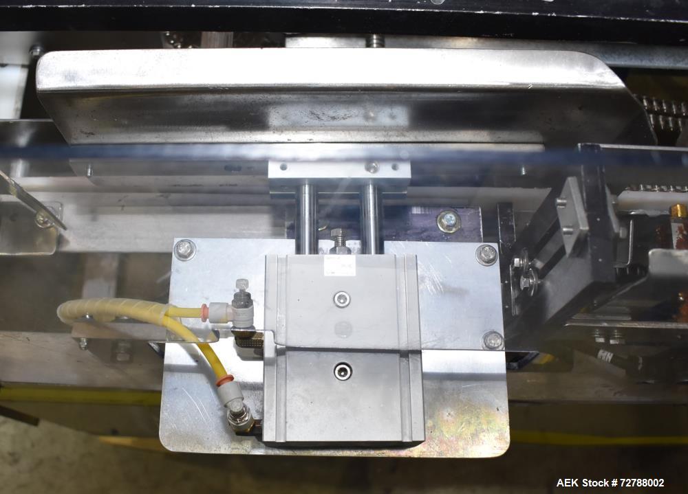 Used Econocorp Econoseal Spartan Automatic Horizontal Intermittent Hotmelt Glue Cartoner. Capable of speeds up to 40 cartons per minute (depending on carton style). Carton size range: 2" - 10" Length...