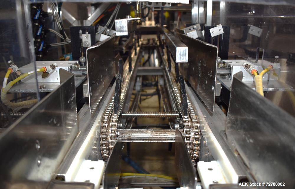 Used Econocorp Econoseal Spartan Automatic Horizontal Intermittent Hotmelt Glue Cartoner. Capable of speeds up to 40 cartons per minute (depending on carton style). Carton size range: 2" - 10" Length...