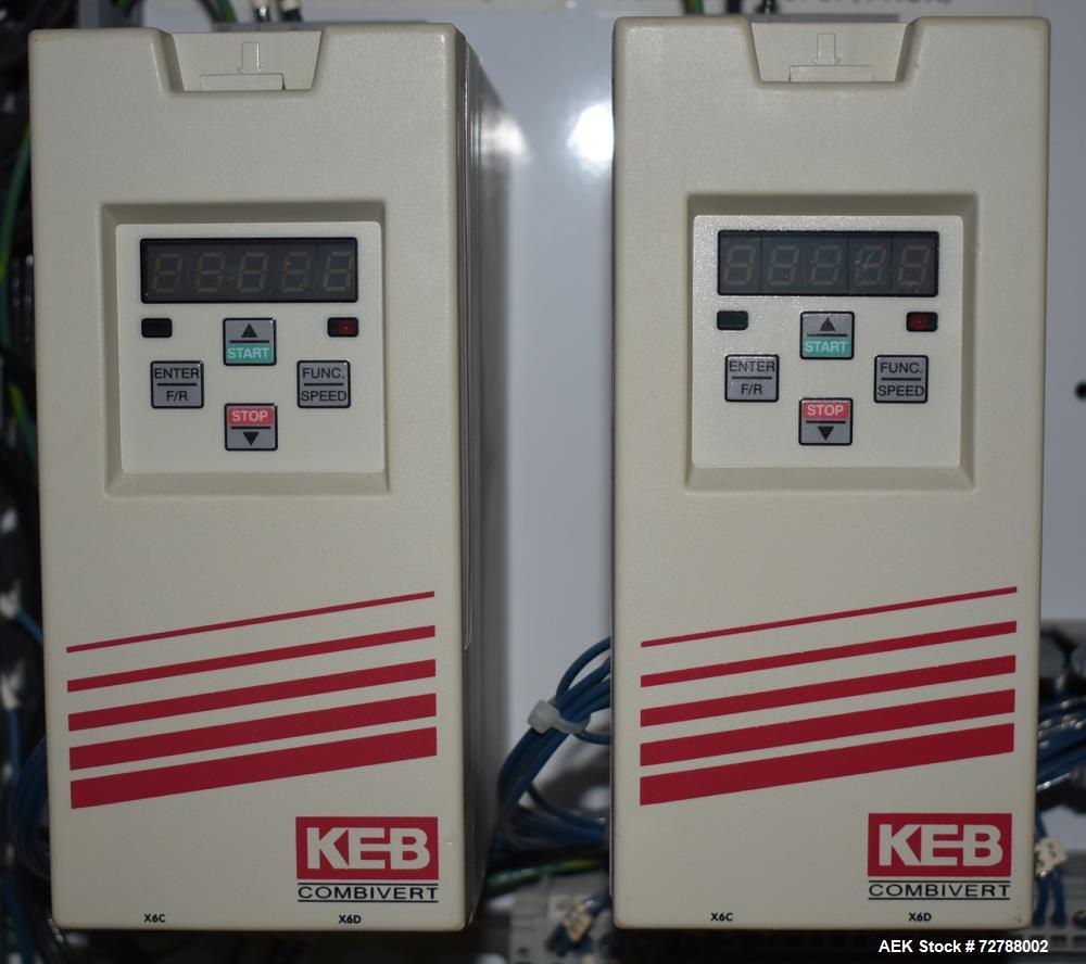 Used Econocorp Econoseal Spartan Automatic Horizontal Intermittent Hotmelt Glue Cartoner. Capable of speeds up to 40 cartons per minute (depending on carton style). Carton size range: 2" - 10" Length...
