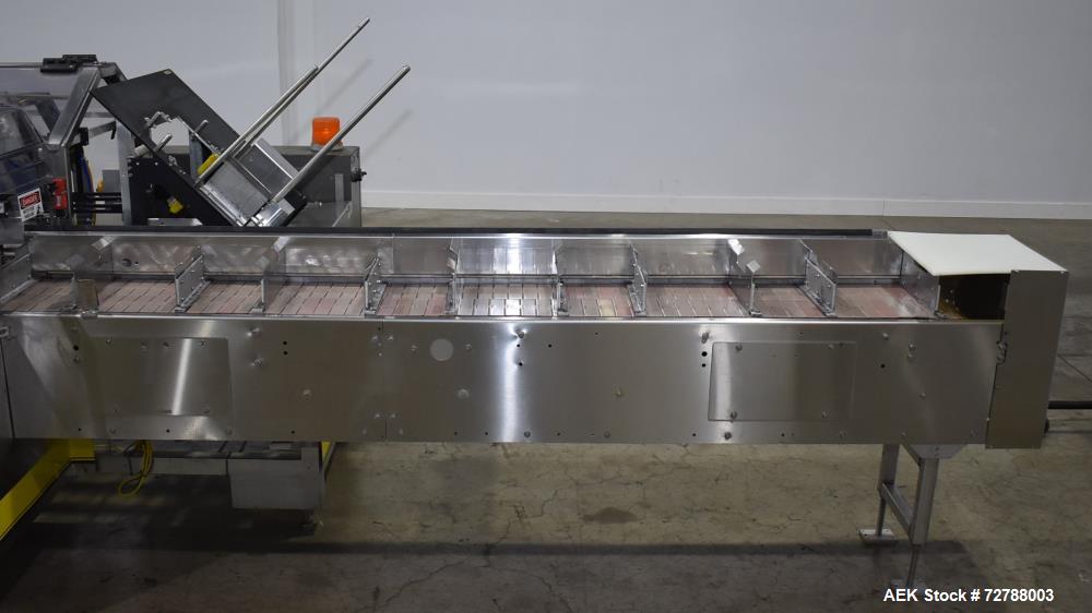 Used Econocorp Econoseal Spartan Automatic Horizontal Intermittent Hotmelt Glue Cartoner. Capable of speeds up to 40 cartons per minute (depending on carton style). Carton size range: 2" - 10" Length...