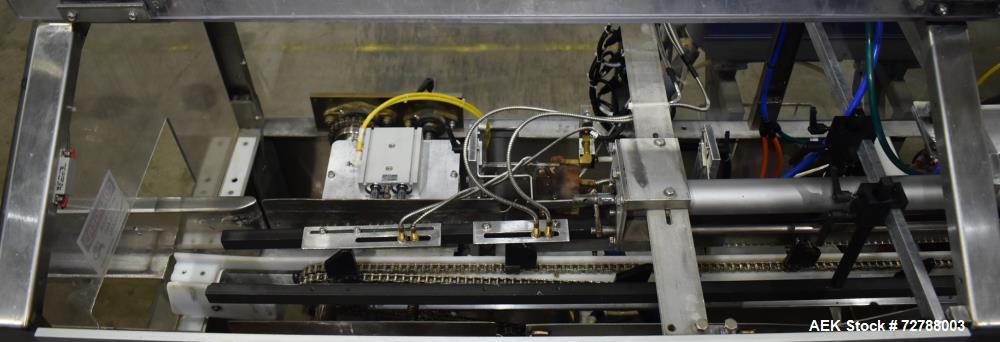 Used Econocorp Econoseal Spartan Automatic Horizontal Intermittent Hotmelt Glue Cartoner. Capable of speeds up to 40 cartons per minute (depending on carton style). Carton size range: 2" - 10" Length...