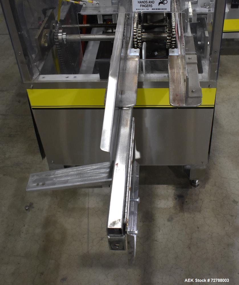 Used Econocorp Econoseal Spartan Automatic Horizontal Intermittent Hotmelt Glue Cartoner. Capable of speeds up to 40 cartons per minute (depending on carton style). Carton size range: 2" - 10" Length...