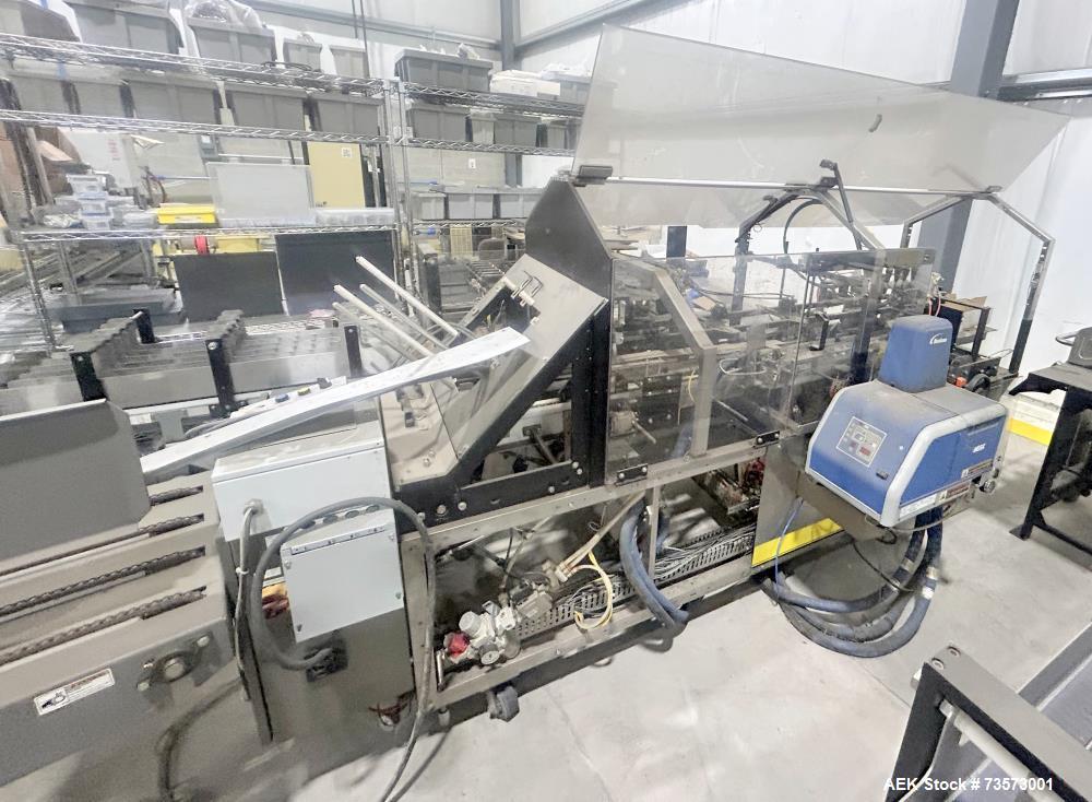 Econocorp Model Spartan Automatic Cartoner – 35 CPM | Hot Melt Glue System