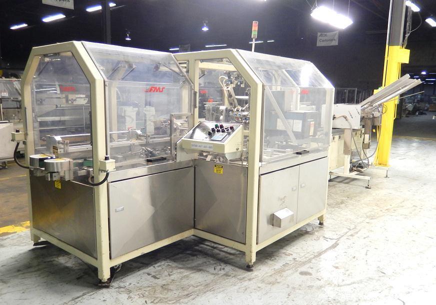 Used- FMS Serpa Model 2100 MIAL Automatic Horizontal Glue Cartoner.