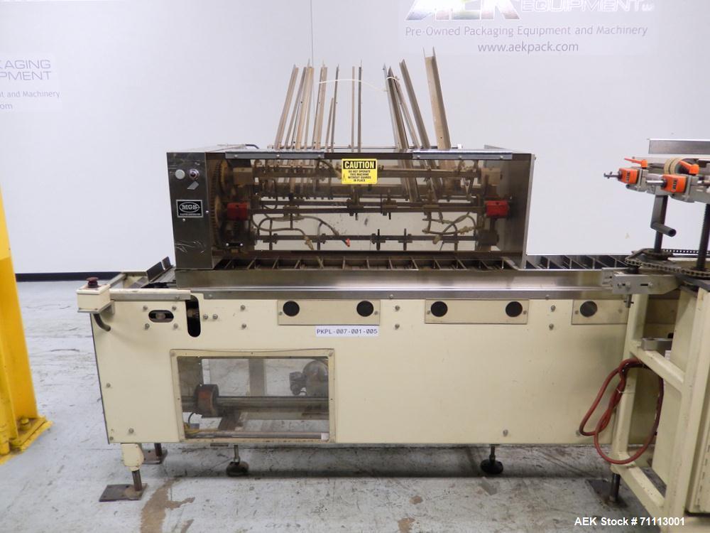 Used FMS Serpa Model 2100 MIAL Automatic Horizontal Glue Cartoner.