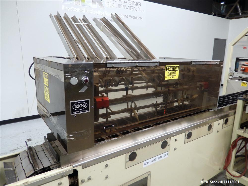 Used FMS Serpa Model 2100 MIAL Automatic Horizontal Glue Cartoner.