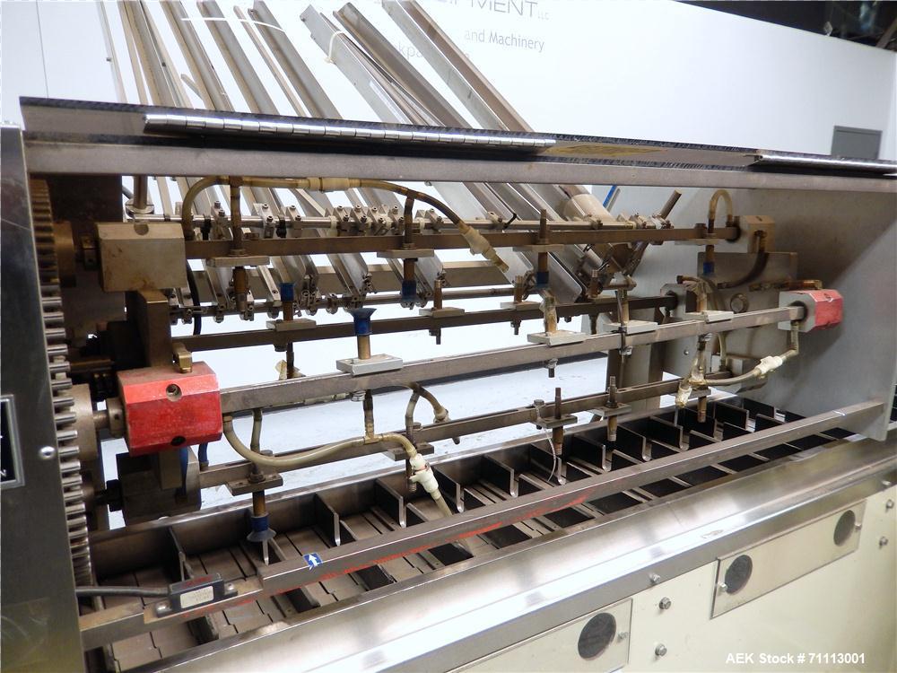Used FMS Serpa Model 2100 MIAL Automatic Horizontal Glue Cartoner.
