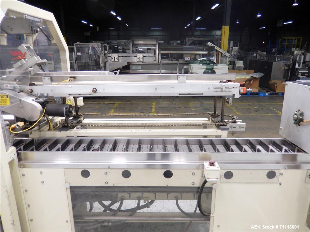 Used FMS Serpa Model 2100 MIAL Automatic Horizontal Glue Cartoner.
