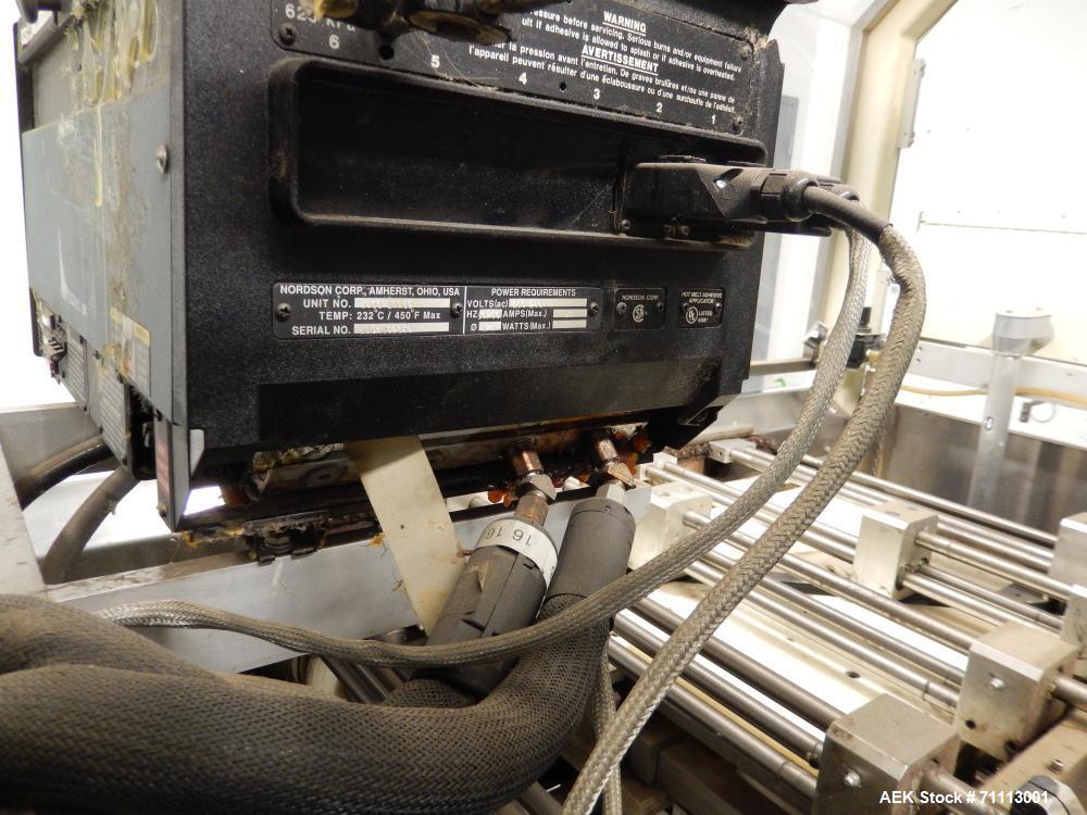 Used FMS Serpa Model 2100 MIAL Automatic Horizontal Glue Cartoner.