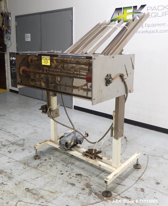 Used FMS Serpa Model 2100 MIAL Automatic Horizontal Glue Cartoner.